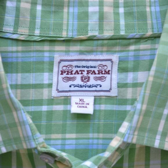 Phat Farm Button Down Shirt Size XL - Picture 4 of 6